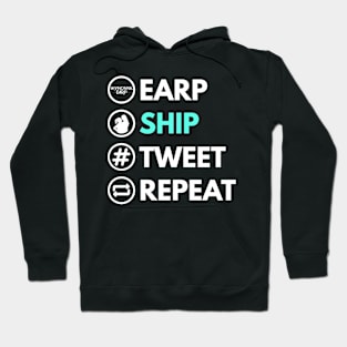 Earp Ship Tweet Repeat - Wynonna Earp Hoodie